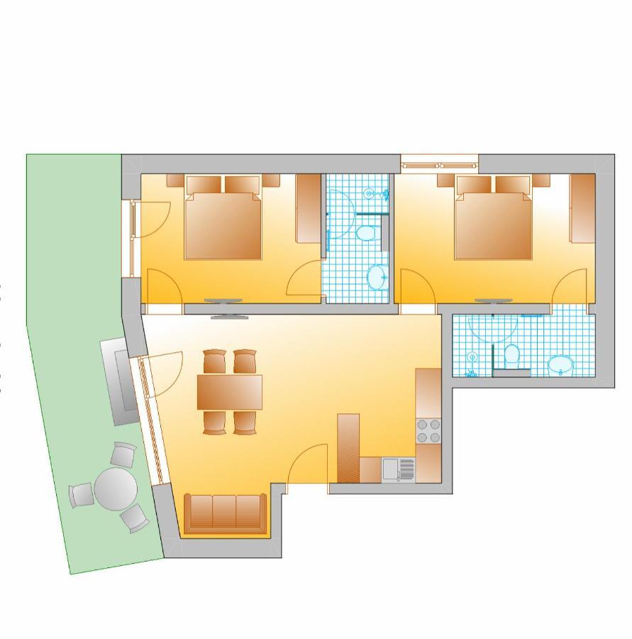 פלאכאו Appartement Hammerrain מראה חיצוני תמונה